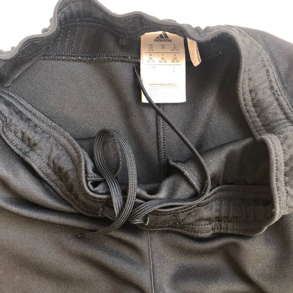 Adidas Three Stripe Black Climacool Track Pants with Side Zips Athleisure Gym - Picture 14 of 17